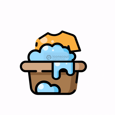 washing clothes